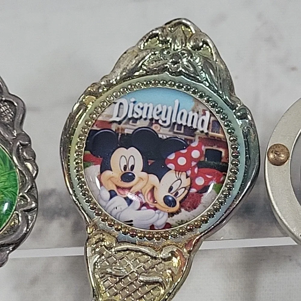 Vintage Souvenir Spoons Decorative Lot Of 3 Minnesota‎ Disneyland Reno Nevada